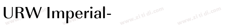 URW Imperial字体转换 URW Imperial字体转换